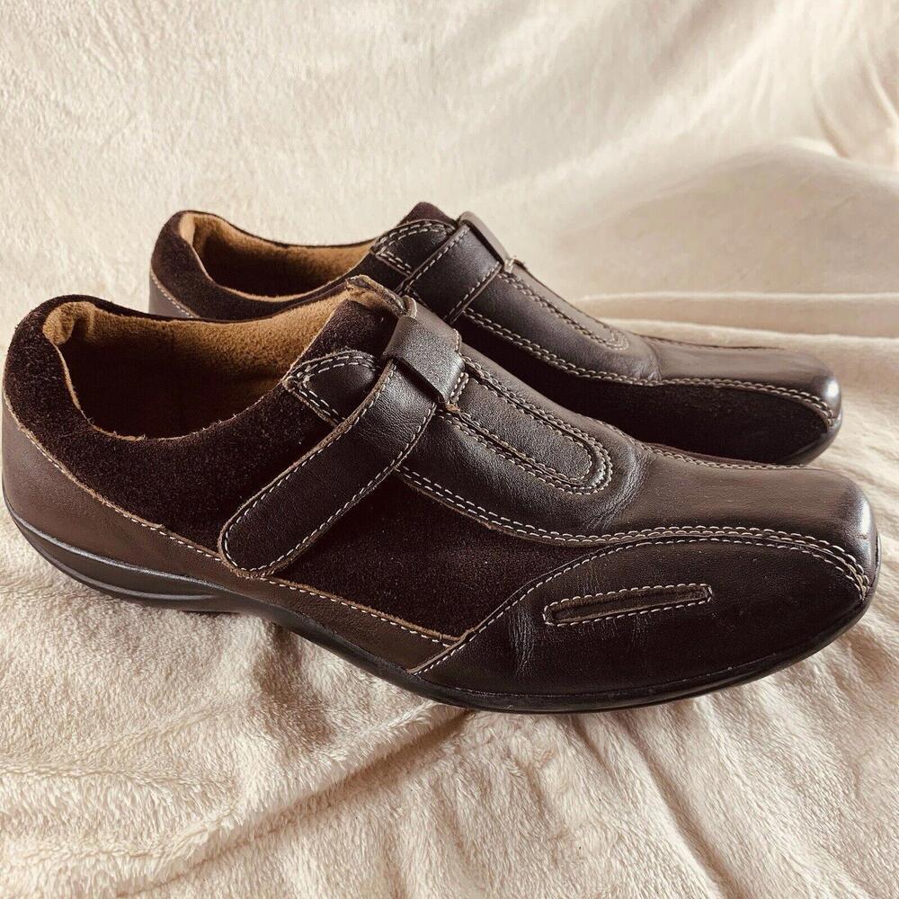 Natural Soul by Naturalizer Womens Shoe Frasier Brown Leather and Suede …